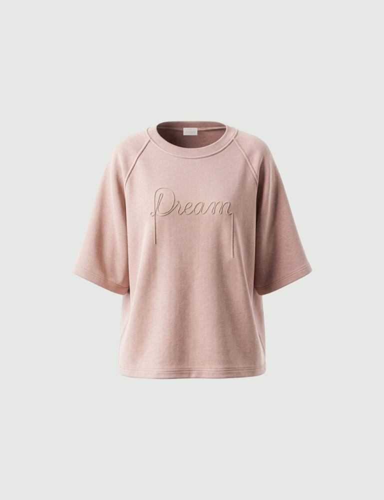 Oversized embroidered sweatshirt - Emme - 6