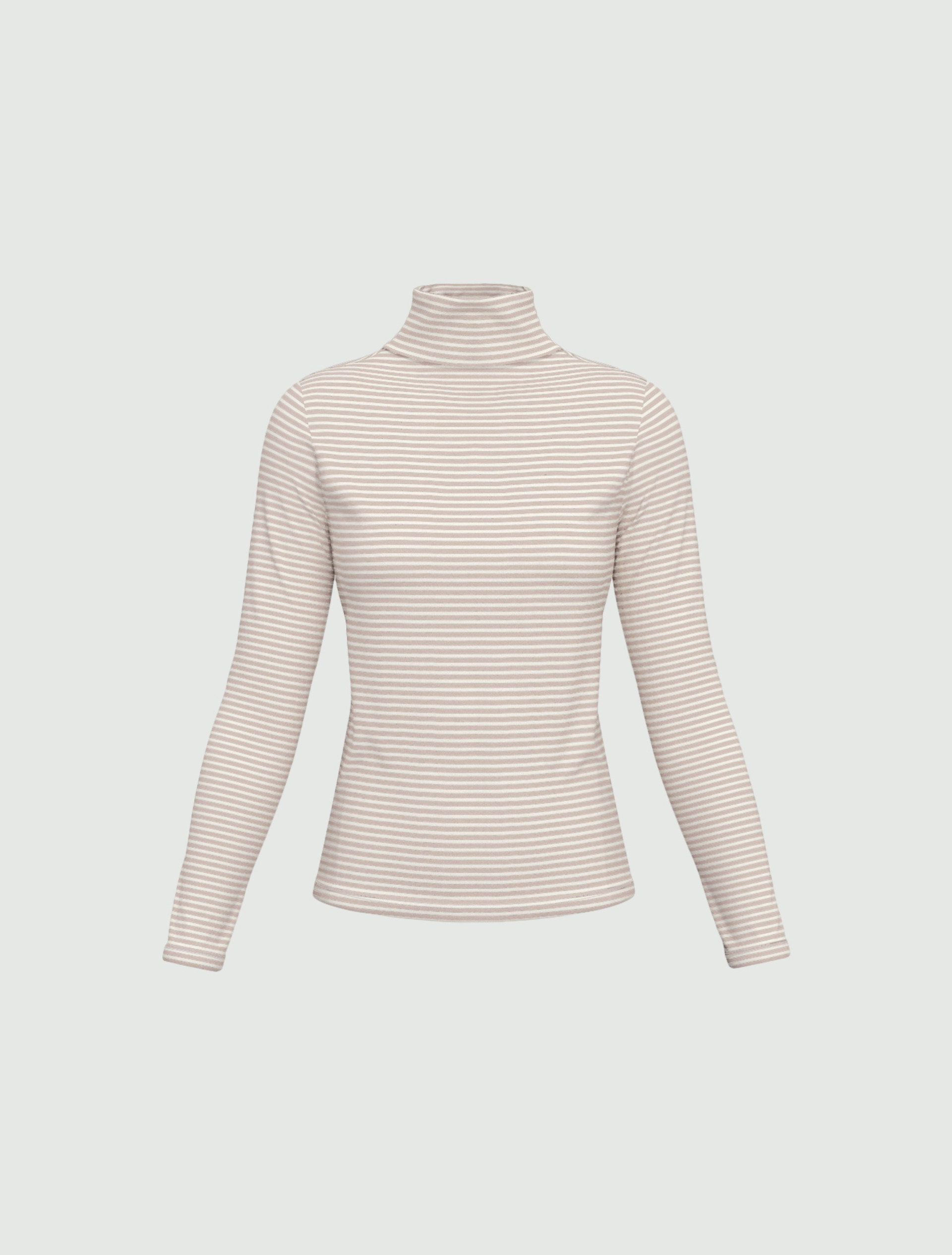 Maglia a lupetto in viscosa - BEIGE - Emme - 4
