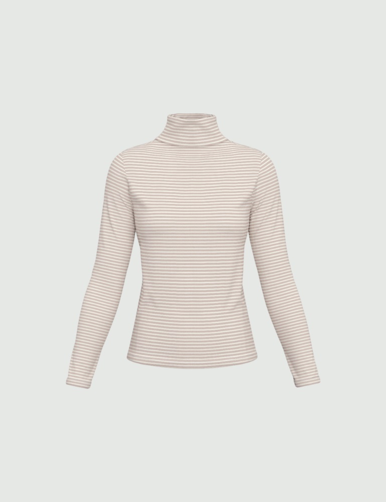 Jersey de cuello subido de viscosa - Emme - 4