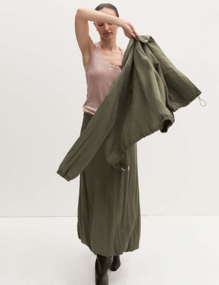 Crinkle-jersey vest top - Emme - 3