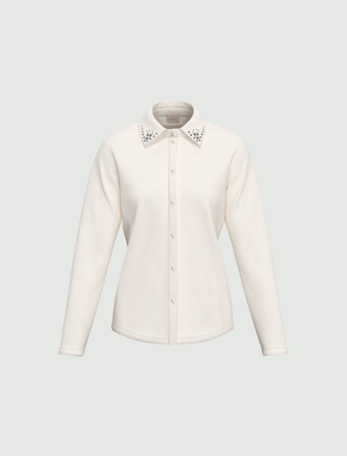 Camicia in piquet - BIANCO - Emme - 6