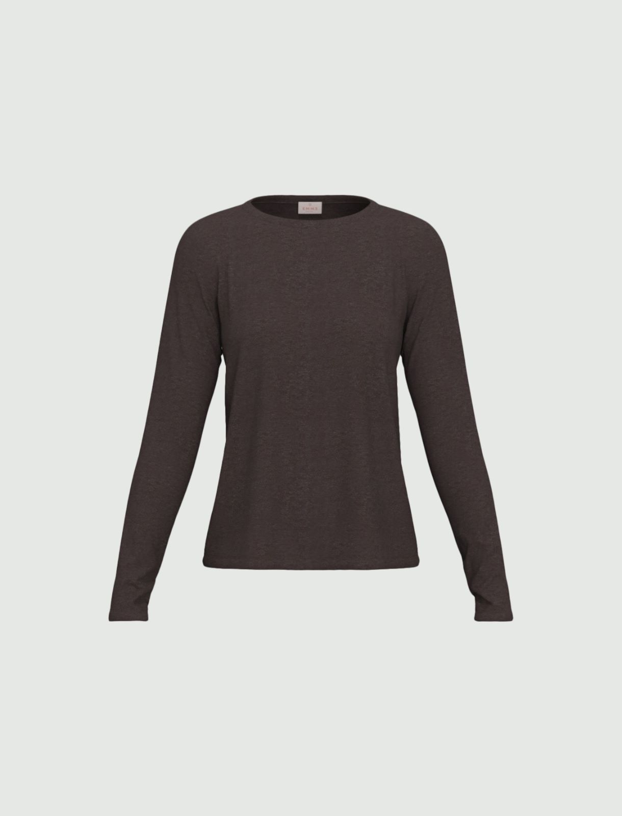 T-shirt in viscosa stretch - MARRONE - Emme - 4