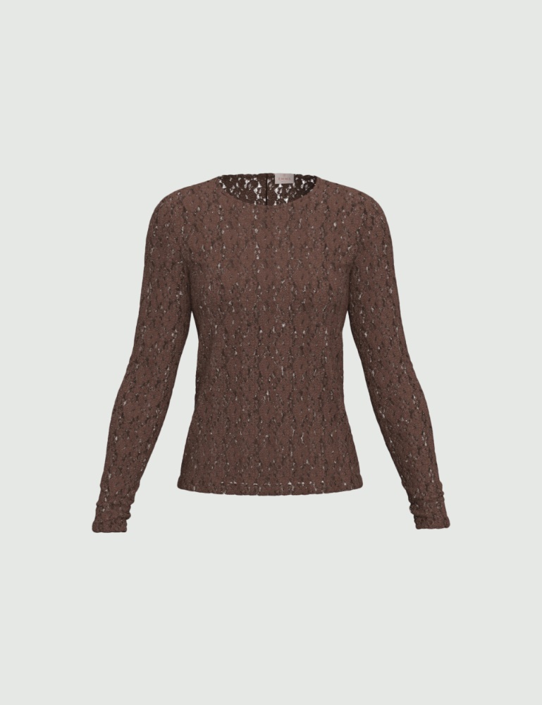 Lace jersey T-shirt - Emme - 6