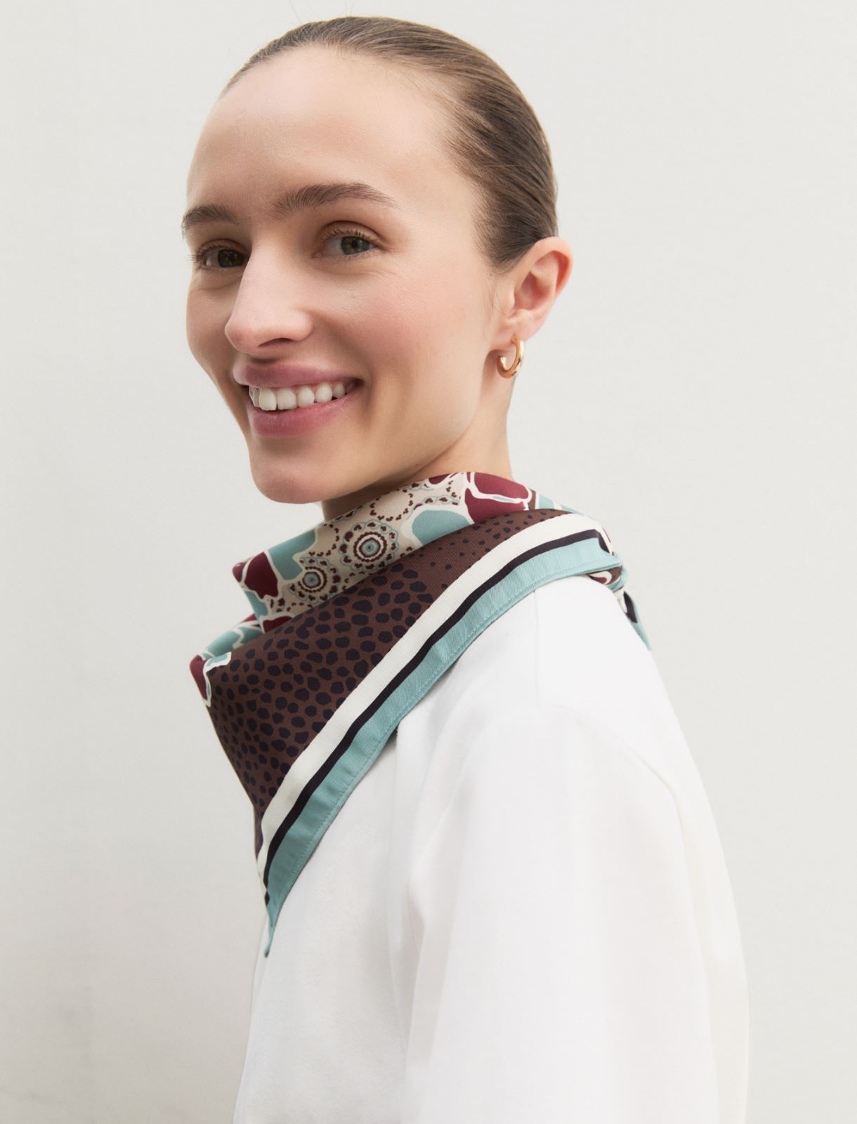 T-shirt in cotone stretch - BIANCO - Emme - 5