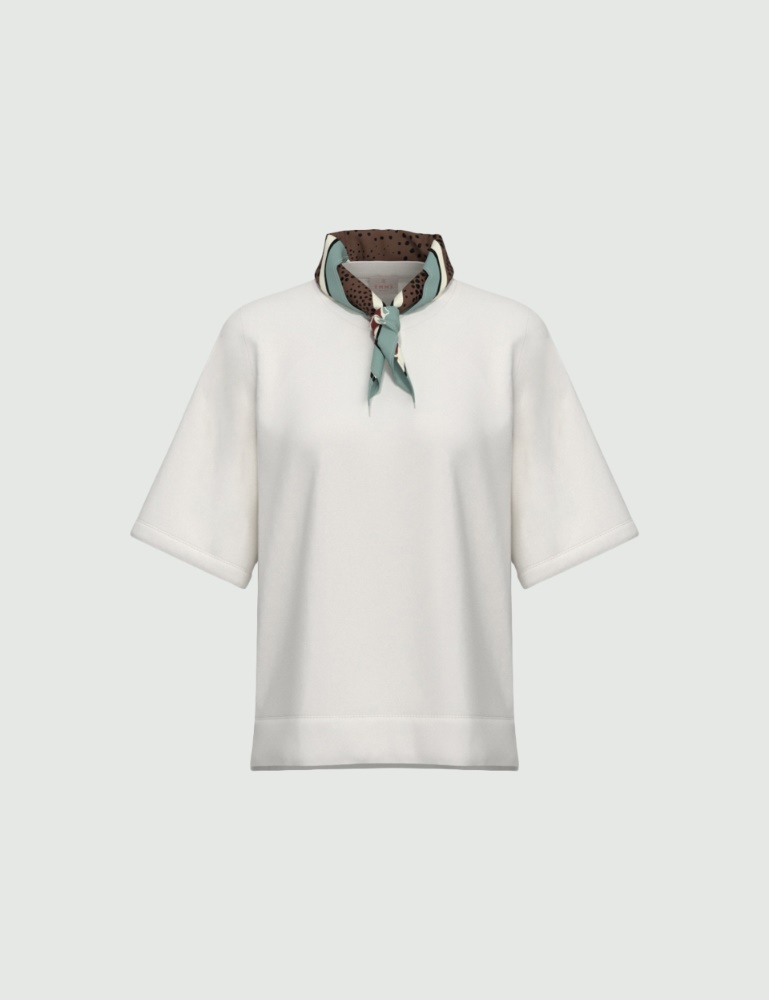 Camiseta de algodón elástico - Emme - 4