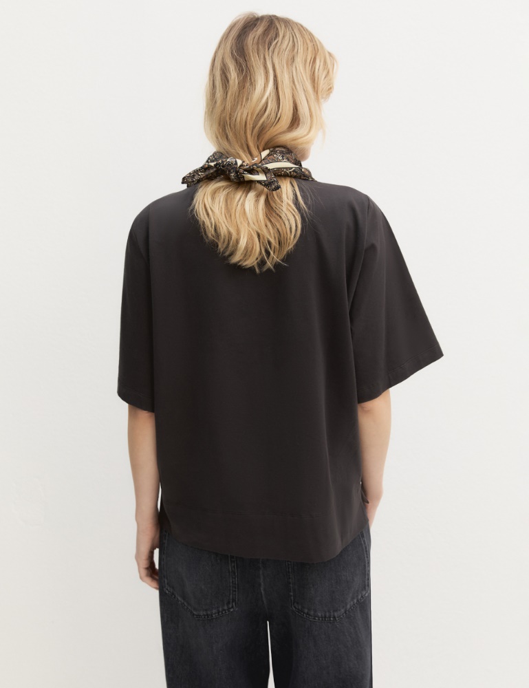 Camiseta de algodón elástico - Emme - 3