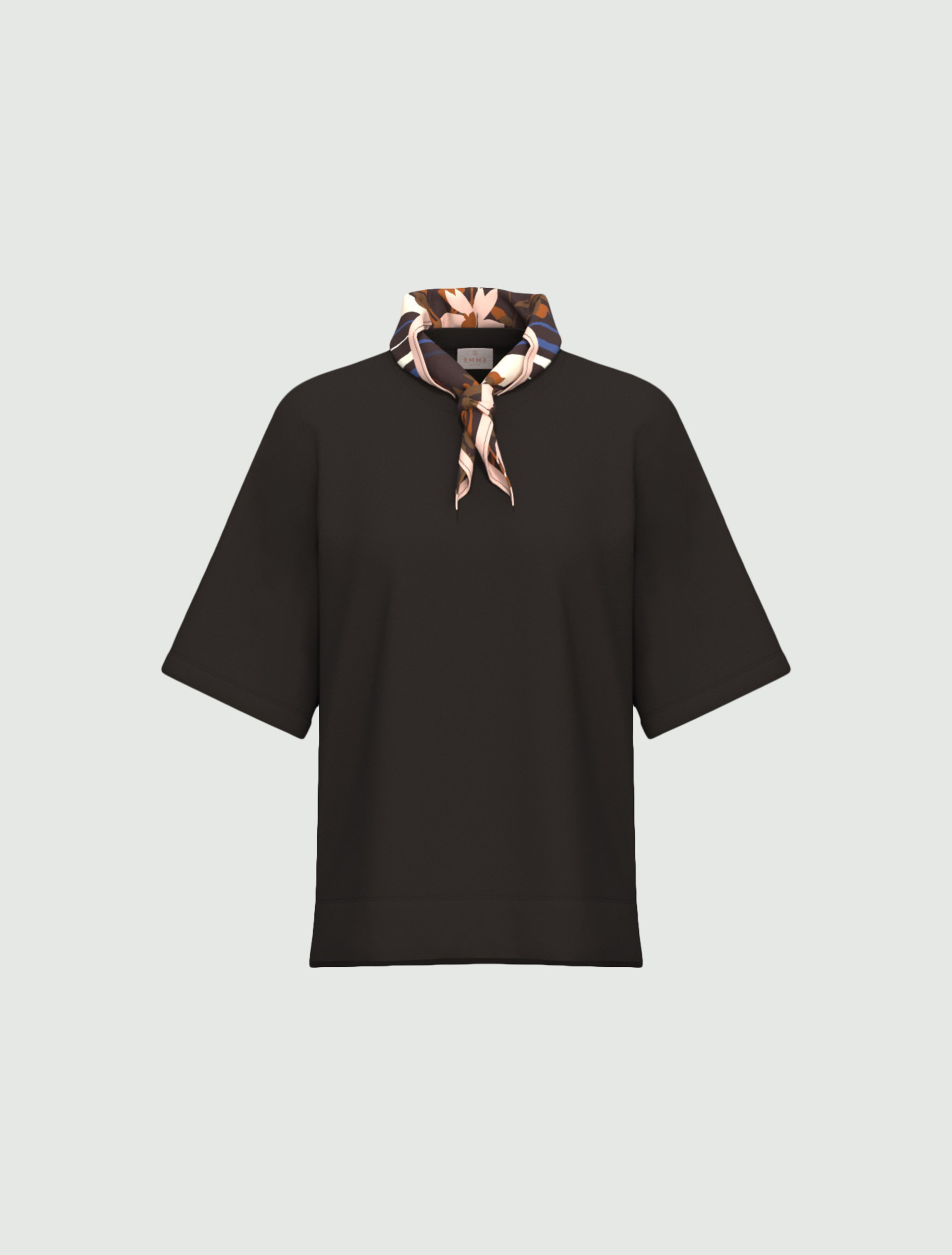 T-shirt in cotone stretch - TESTA DI MORO - Emme - 4