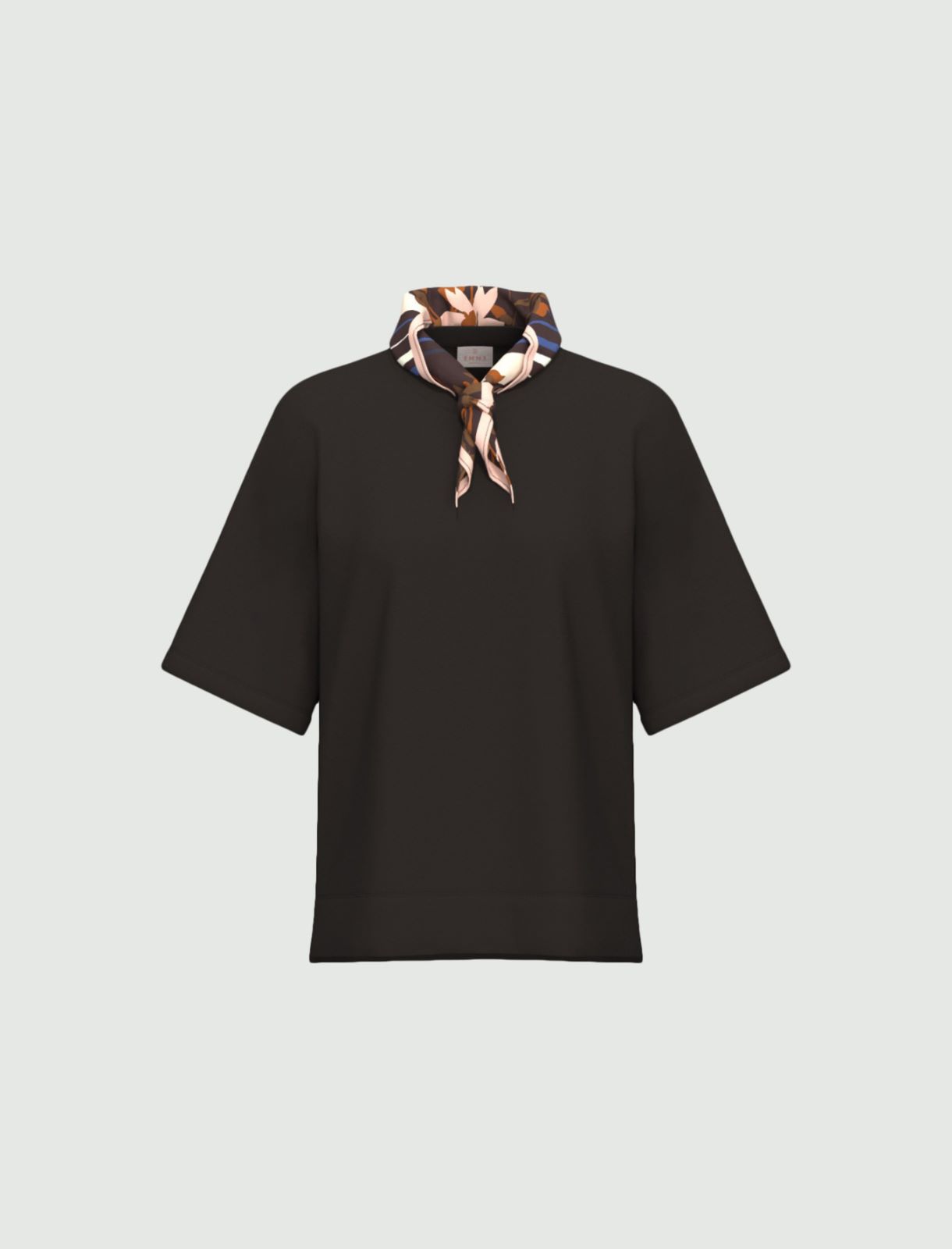 T-shirt in cotone stretch - TESTA DI MORO - Emme - 4