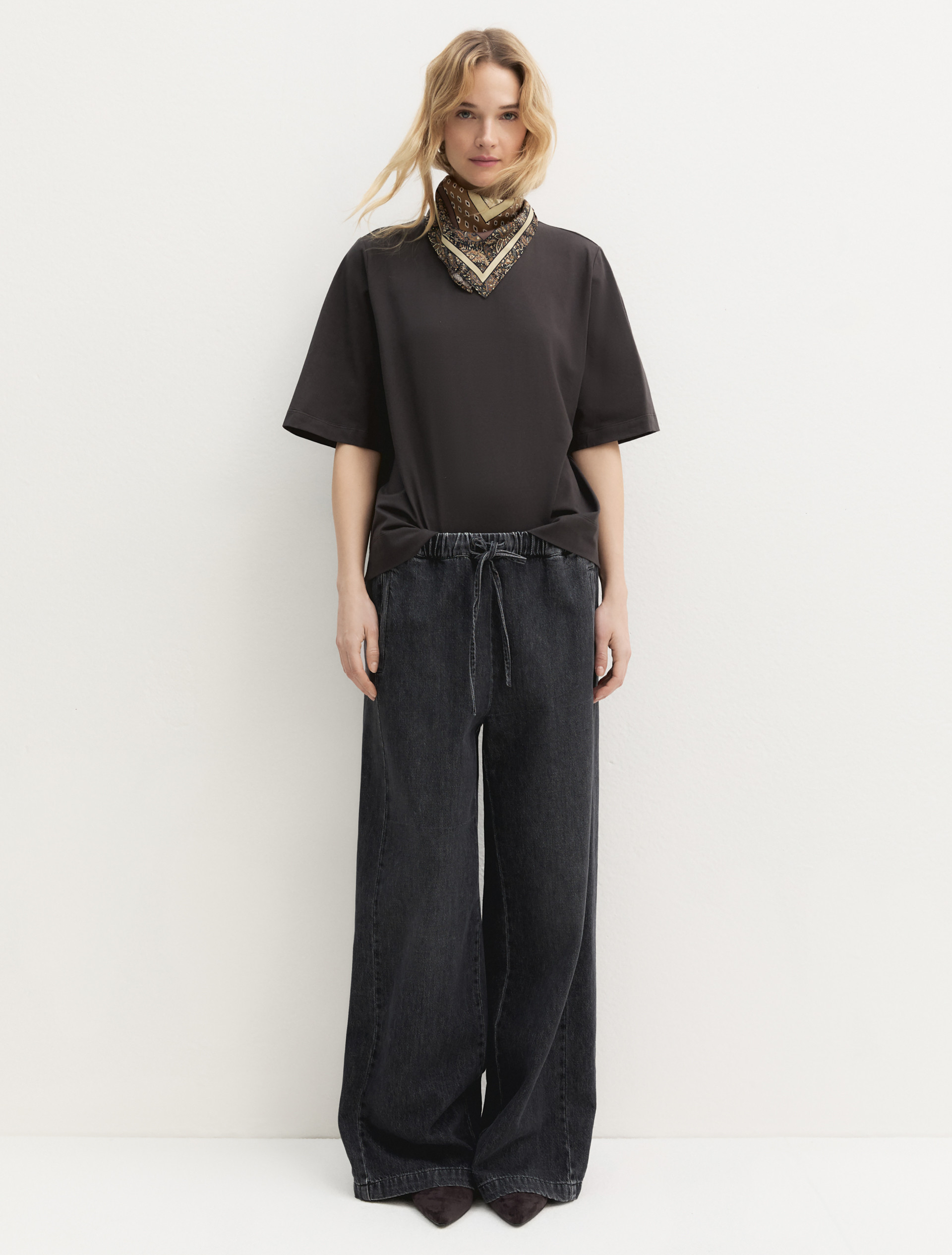 T-shirt in cotone stretch - TESTA DI MORO - Emme - 2